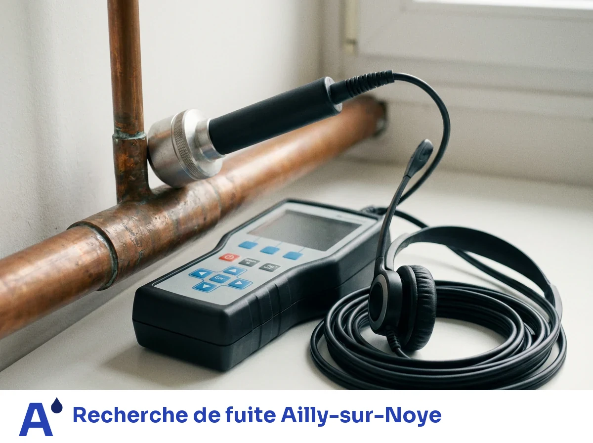 Recherche de fuite à Ailly-sur-Noye