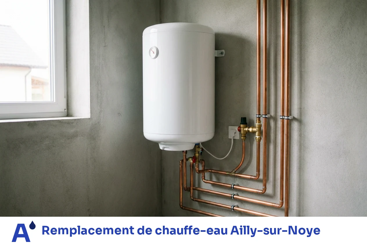 Remplacement de chauffe-eau à Ailly-sur-Noye