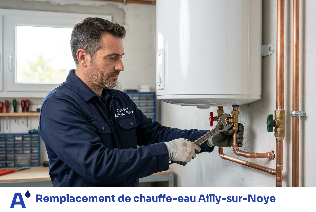 Remplacement de chauffe-eau à Ailly-sur-Noye