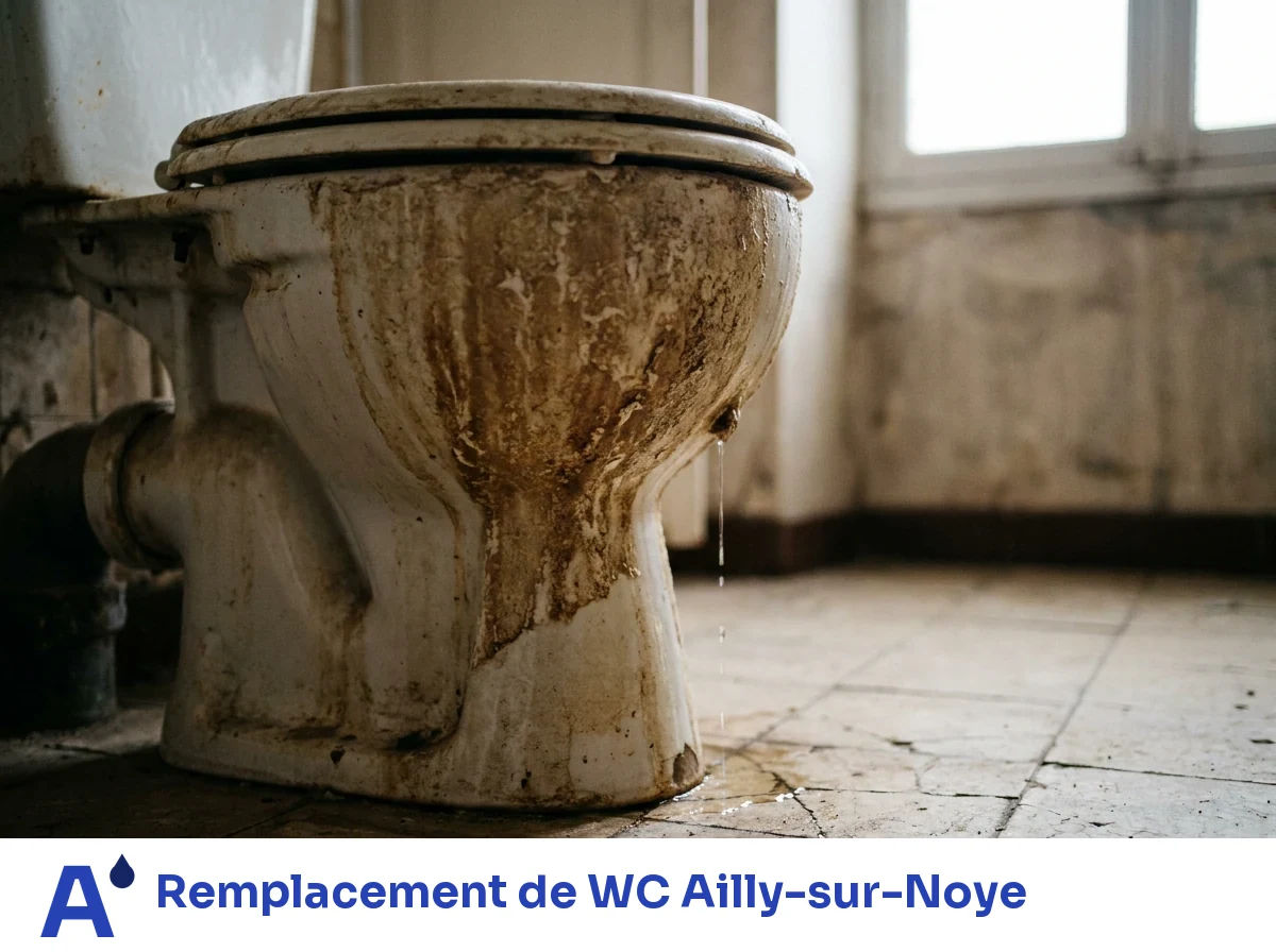 Remplacement de WC à Ailly-sur-Noye