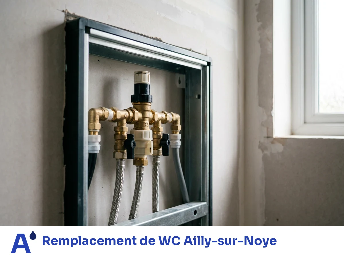 Remplacement de WC à Ailly-sur-Noye